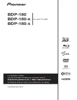 Pioneer BDP-180 Operating Instructions Manual preview