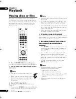 Preview for 24 page of Pioneer BDP-23FD - Elite Blu-Ray Disc Player Operating Instructions Manual