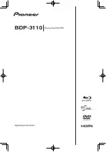 Preview for 1 page of Pioneer BDP-3110 Operating Instructions Manual