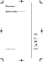 Pioneer BDP-3120 Operating Instructions Manual preview