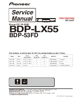 Pioneer BDP-53FD Service Manual preview