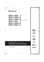 Pioneer BDP-LX58 Operating Instructions Manual preview