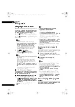 Preview for 22 page of Pioneer BDP-X300 Operating Instructions Manual