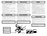 Предварительный просмотр 7 страницы Pioneer BDR-101 Operating Instructions Manual