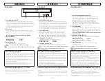 Предварительный просмотр 5 страницы Pioneer BDR-206MBK Operating Instructions Manual