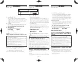 Предварительный просмотр 5 страницы Pioneer BDR-211UBK Operating Instructions Manual