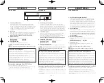 Preview for 5 page of Pioneer BDR-212DBK Operating Instructions Manual