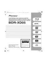 Pioneer BDR-XD05 Operating Instructions Manual preview