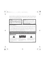 Preview for 2 page of Pioneer BDR-XD05W Operating Instructions Manual