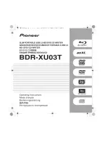 Preview for 1 page of Pioneer BDR-XU03T Operating Instructions Manual