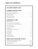 Предварительный просмотр 3 страницы Pioneer Brite Striper 2000 Instruction Manual & Parts List