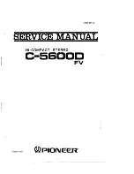 Предварительный просмотр 1 страницы Pioneer C-5600D Service Manual