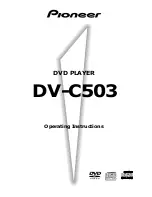 Pioneer C503 - DV - DVD Changer Operating Instructions Manual предпросмотр