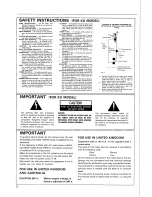 Предварительный просмотр 2 страницы Pioneer CA-100 Operating Instructions Manual