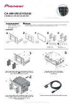 Preview for 1 page of Pioneer CA-HM-UNI-EVO.005 Installation Manual