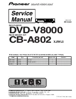 Pioneer CB-A802 Service Manual предпросмотр