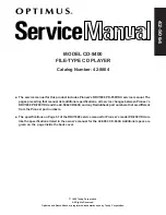 Preview for 1 page of Pioneer CD-8400 Service Manual