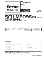 Pioneer CD-R1546ZH Service Manual preview