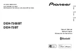 Preview for 1 page of Pioneer CD RDS DEH-73BT Owner'S Manual