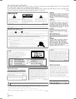 Предварительный просмотр 2 страницы Pioneer CDJ-400 - Cd/Media Player Operating Instructions Manual