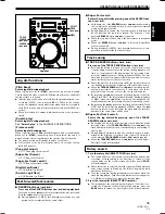 Предварительный просмотр 15 страницы Pioneer CDJ-400 - Cd/Media Player Operating Instructions Manual