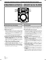 Предварительный просмотр 48 страницы Pioneer CDJ-400 - Cd/Media Player Operating Instructions Manual