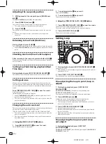 Preview for 20 page of Pioneer CDJ-850 Operating Instructions Manual