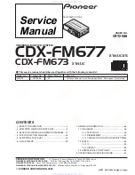 Pioneer CDX-FM673/X1N/UC Servise Manual preview