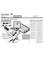 Pioneer CDX-FM677 Installation Manual preview