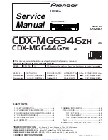 Pioneer CDX-MG6346ZH Servise Manual preview