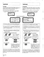 Предварительный просмотр 2 страницы Pioneer CLD-1750 Operating Instructions Manual