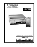 Pioneer CLD-V2800 User Manual предпросмотр