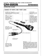 Preview for 1 page of Pioneer CM-220S Operating Manual