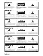 Предварительный просмотр 2 страницы Pioneer CMX-3000 Operating Instructions Manual