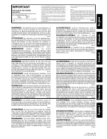 Предварительный просмотр 3 страницы Pioneer CMX-3000 Operating Instructions Manual