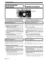 Предварительный просмотр 56 страницы Pioneer CMX-3000 Operating Instructions Manual