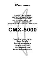 Предварительный просмотр 1 страницы Pioneer CMX-5000 Operating Instructions Manual