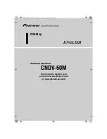 Pioneer CNDV-60M Operation Manual preview