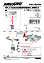 Pioneer Comfort adapter CA-D-PI.150 Quick Start Manual preview