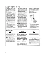 Preview for 2 page of Pioneer CT-055W Operating Instructions Manual