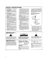 Предварительный просмотр 2 страницы Pioneer CT-055W Operating Instructions Manual