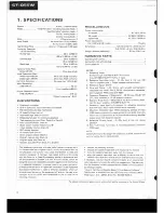 Предварительный просмотр 5 страницы Pioneer CT-055W Service Manual