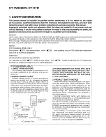 Preview for 2 page of Pioneer CT-07D Service Manual