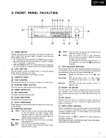 Preview for 3 page of Pioneer CT-110 Service Manual