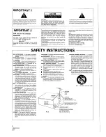 Preview for 2 page of Pioneer CT-43 Operating Instructions Manual