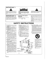 Preview for 2 page of Pioneer CT-656 Operating Instructions Manual