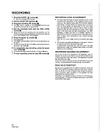 Preview for 10 page of Pioneer CT-656 Operating Instructions Manual