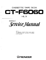 Preview for 62 page of Pioneer CT-F6060 Service Manual