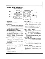 Preview for 4 page of Pioneer CT-F950 Operating Instructions Manual