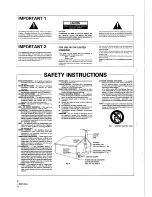 Preview for 2 page of Pioneer CT-S410 Operating Instructions Manual